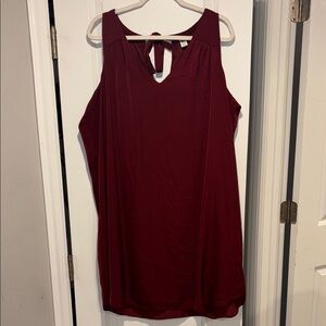 Old Navy Burgundy Midi Dress
